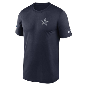 Dallas Cowboys Nike 2025 Sideline Small Logo T-Shirt 3XLarge Navy