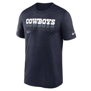 Dallas Cowboys Nike 2025 Sideline Legend Team Issued T-Shirt XLarge Navy