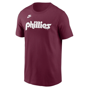 Philadelphia Phillies Cooperstown 90s T-Shirt Medium Maroon