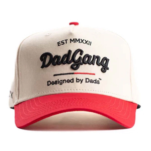 Men's Dad Gang Horsepower Black/Red Snapback Hat