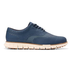 Men's Cole Haan ZeroGrand Remastered No Sew Wingtip Spikeless Golf Shoes sneakers-athletic-shoes 9.5 Regular Big Dipper/Ivory
