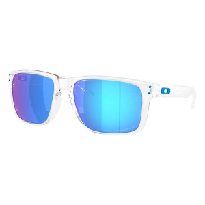 Men's Oakley Holbrook XXL Prizm Polarized Sunglasses Polished Clear/Prizm Sapphire Polarized