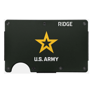 Ridge U.S. Army Cash Strap Wallet Black