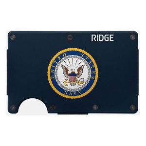 Ridge U.S. Navy Cash Strap Wallet Blue