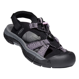 Women's KEEN Ravine H2 Closed Toe Hiking Sandals 8 Black/Dawn Pink