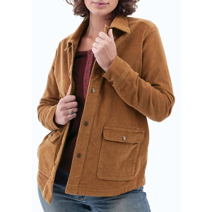 Women's Old Ranch Kamila Long Sleeve Shacket Medium Tobacco Brown