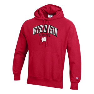 Wisconsin Badgers Champion Hoodie Medium Red
