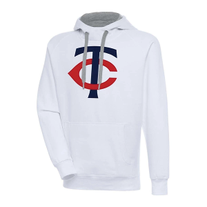Minnesota Twins Antigua Updated Logo Victory Hoodie 4XLarge White