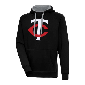 Minnesota Twins Antigua Updated Logo Victory Hoodie 4XLarge Black