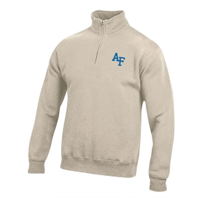 Air Force Falcons Gear For Sports 1/4 Zip Small Oatmeal Heather