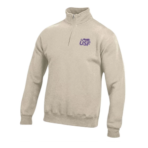 Sioux Falls Cougars Gear For Sports 1/4 Zip Small Oatmeal Heather