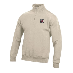 South Carolina Gamecocks Gear For Sports 1/4 Zip Small Oatmeal Heather