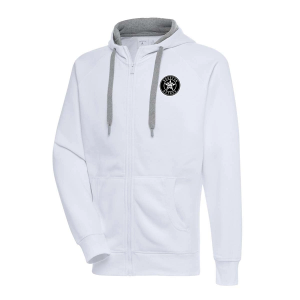 Houston Astros Antigua Brushed Metallic Victory Full Zip 4XLarge White
