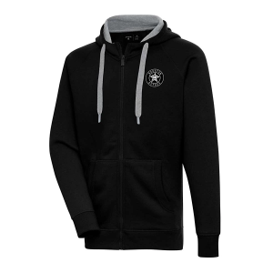 Houston Astros Antigua Brushed Metallic Victory Full Zip 5XLarge Black