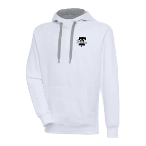 Philadelphia Phillies Antigua Chenille Chest Logo Victory Pullover Hoodie 4XLarge White