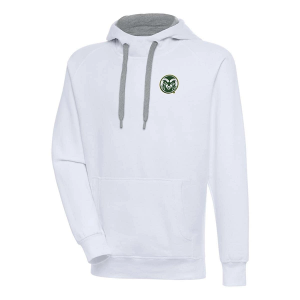 Colorado State Rams Antigua Hoodie 4XLarge White