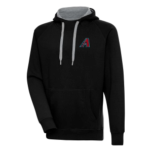 Arizona Diamondbacks Antigua Chest Logo Victory Hoodie 5XLarge Black