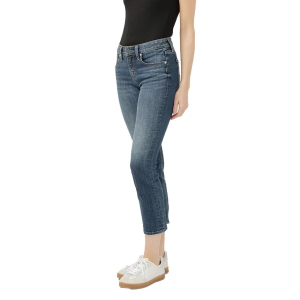 Women's Silver Jeans Co. Suki Luxe Capri Skinny Jeans Indigo 32 23.5