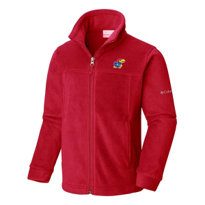 Columbia Kids' Kansas Jayhawks Steens Mountain Full-Zip Fleece Jacket