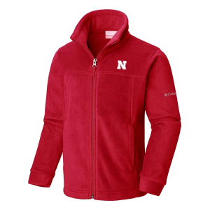 Columbia Kids' Nebraska Cornhuskers Steens Mountain Full-Zip Fleece Jacket