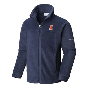 Columbia Kids' Illinois Fighting Illini Steens Mountain Full-Zip Fleece Jacket