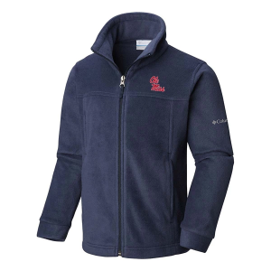 Columbia Kids' Mississippi Rebels Steens Mountain Full-Zip Fleece Jacket