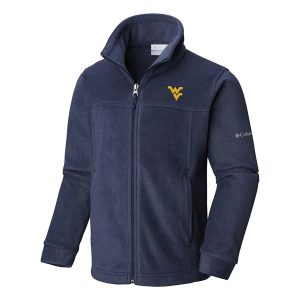 Columbia Kids' West Virginia Mountaineers Steens Mountain Full-Zip Fleece Jacket