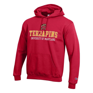Maryland Terrapins Champion Hoodie 3XLarge Red