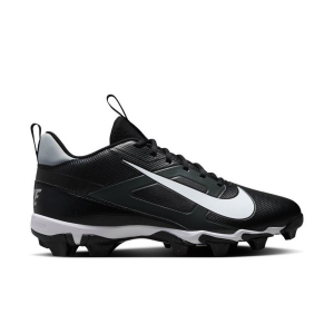 Men's Nike Alpha Menace 4 Shark Molded Football Cleats 13 Black/White/Light Smoke Grey