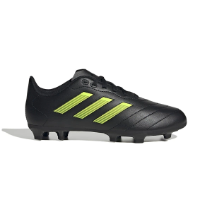 Kids' adidas Goletto VIII FG Molded Soccer Cleats Big 3.5 Black Lemon