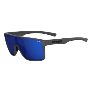 Men's TIFOSI Optics Sanctum Sunglasses Sunglasses Matte Gunmetal/Blue Mirror