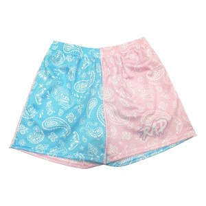 Men's Woke Up Rad Bandana Lounge Shorts Medium Pink/Blue