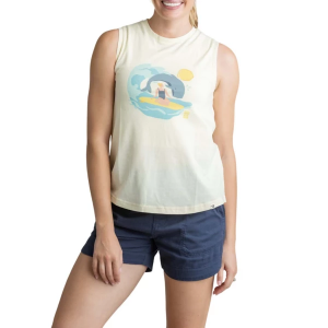 Women's LIV Outdoor Reagan Graphic Crew Neck Tank Top XLarge Pear Sorbet Whale Wave