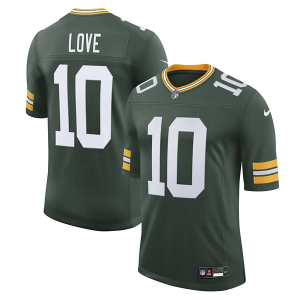 Green Bay Packers Jordan Love #10 Nike Limited Jersey XLarge Fir