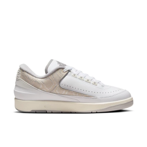Men's Jordan Air 2 Retro Low "Python" Sneakers sneakers-athletic-shoes 9 Regular White/Cement Grey/Sanddrift/Neutral Grey