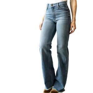 Women's Kimes Ranch Olivia Slim Fit Flare Jeans Blue 16 32