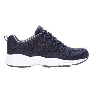 Men's Propet Stability Fly Walking Shoes sneakers-athletic-shoes 14 Narrow Navy/Grey