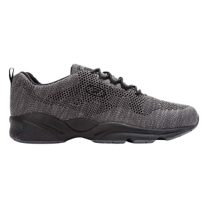 Men's Propet Stability Fly Walking Shoes sneakers-athletic-shoes 8.5 Regular Dark Grey/Light Grey