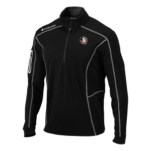 Florida State Seminoles Columbia Shotgun Pullover Decorated 1/4 Zip XLarge Black