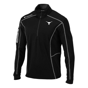 Texas Longhorns Columbia Shotgun 1/4 Zip Small Black