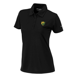 Baylor Bears Columbia Women's Birdie Polo Small Black