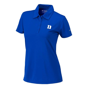 Duke Blue Devils Columbia Women's Birdie Polo Small Azul
