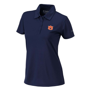 Auburn Tigers Columbia Women's Birdie Polo XLarge Collegiate Navy