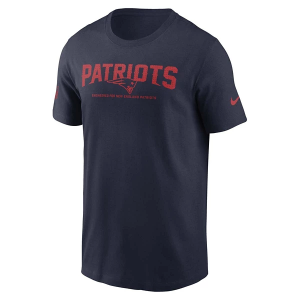 New England Patriots Nike 2025 Sideline Team Issued T-Shirt Large Navy