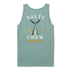 Men's Salty Crew Tailed Scoop Neck Tank Top XLarge Mackerel