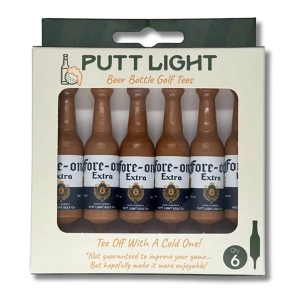 Putt Light Beer Bottle Golf Tees