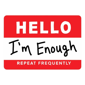 MN Nice Enough I'm Enough Sticker Sticker