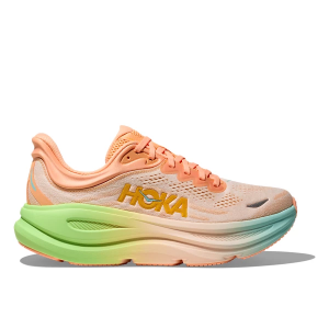 Women's HOKA Bondi 9 Running Shoes sneakers-athletic-shoes 9.5 Regular Frost/Pale Tangerine