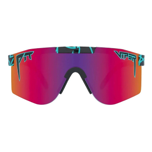 Men's Pit Viper Original The Voltage Polarized Sunglasses Black/Green