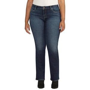 Women's Silver Jeans Co. Plus Size Elyse Curvy Bootcut Jeans Indigo 14 33